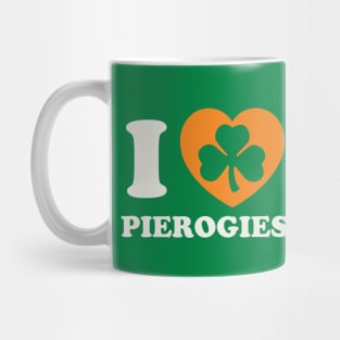 St Patricks Day Polish Pierogies Pierogi Irish Shamrock Mug